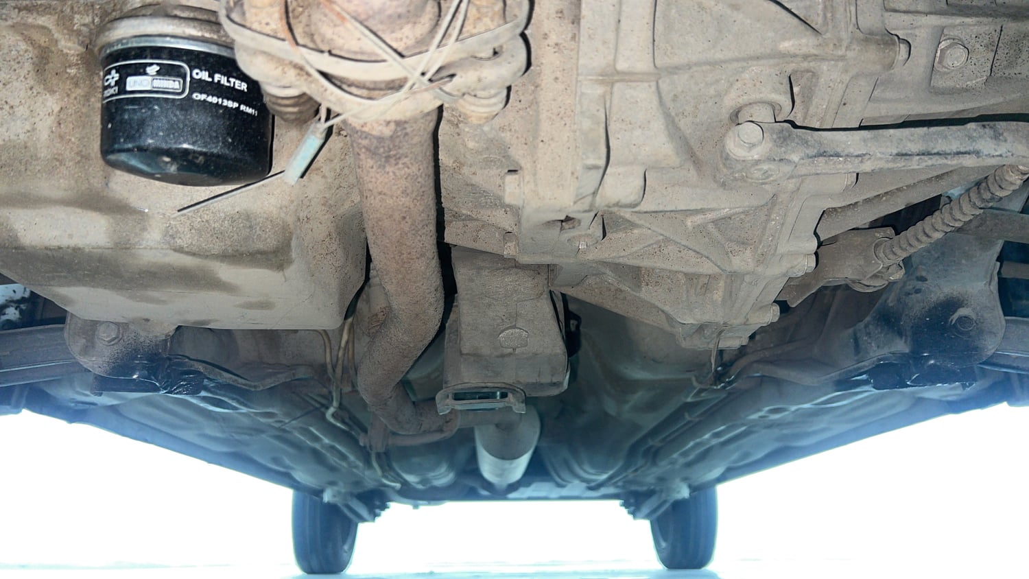 Used 2017 Maruti Suzuki Alto K10 LXI Petrol+cng(outside fitted) Cng Manual extra FRONT LEFT UNDERBODY VIEW