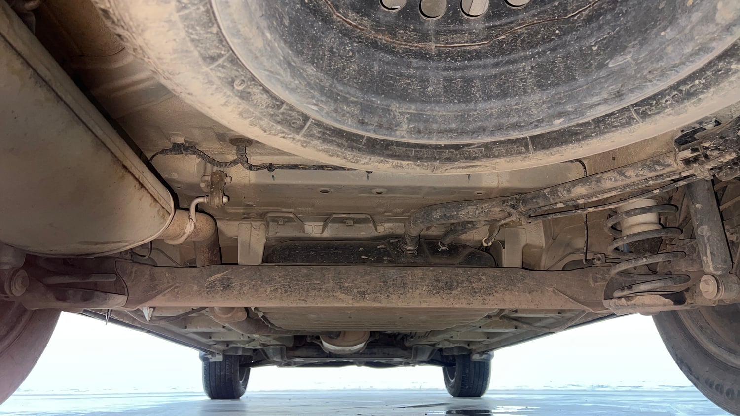 Used 2019 MG Motors Hector Sharp Hybrid 1.5 Petrol Hybrid Manual extra REAR UNDERBODY VIEW (TAKEN FROM REAR)
