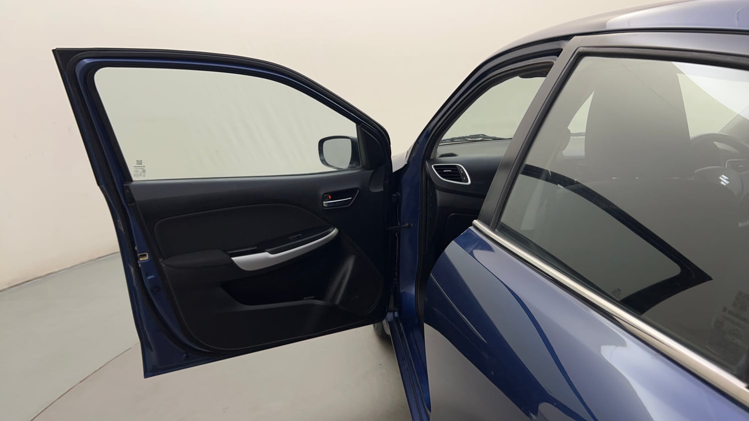 Used 2019 Maruti Suzuki Baleno Delta 1.2 AT Petrol Automatic interior LEFT FRONT DOOR OPEN VIEW