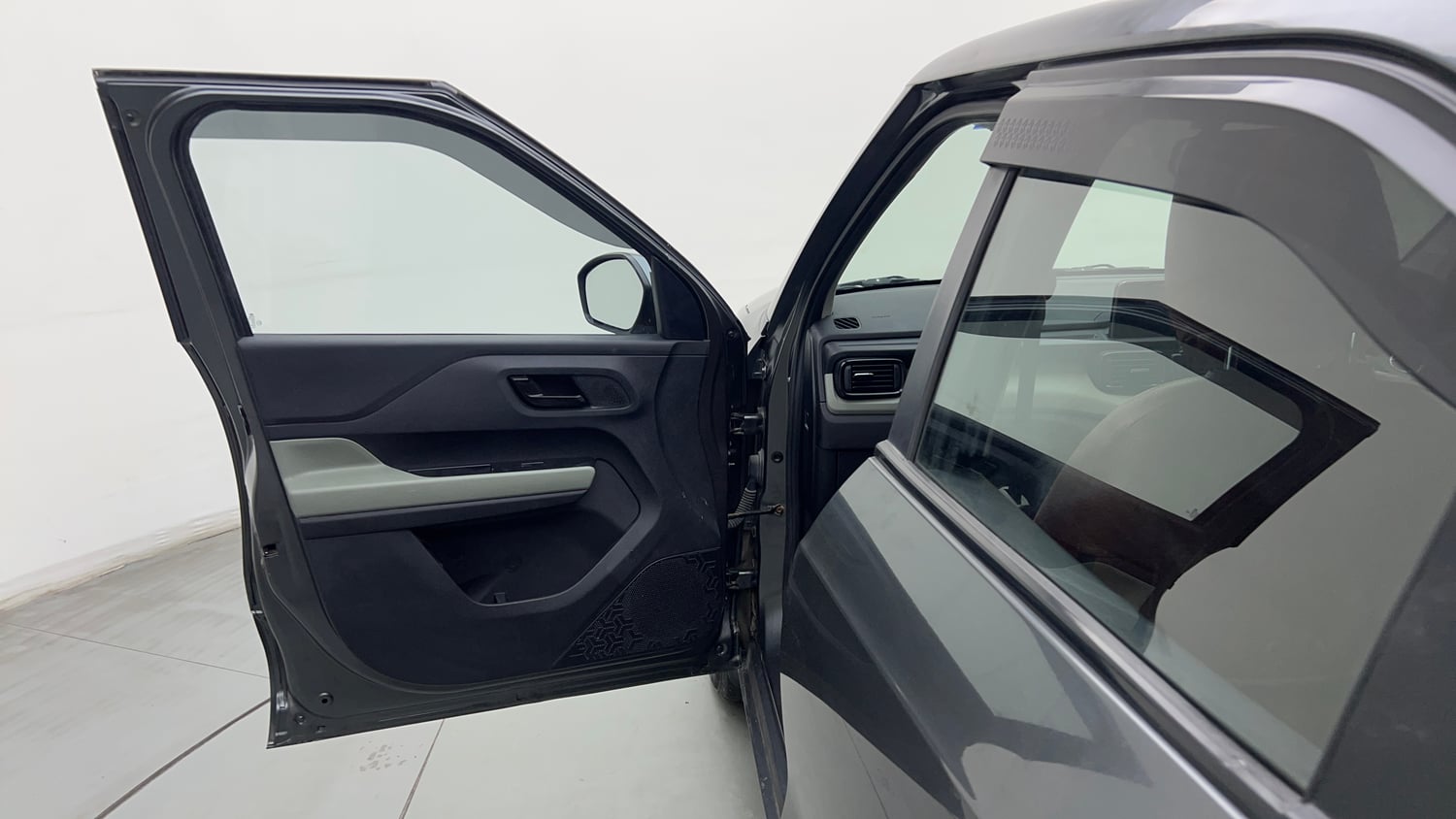 Used 2022 Tata Punch Adventure Rhythm Pack MT Petrol Manual interior LEFT FRONT DOOR OPEN VIEW