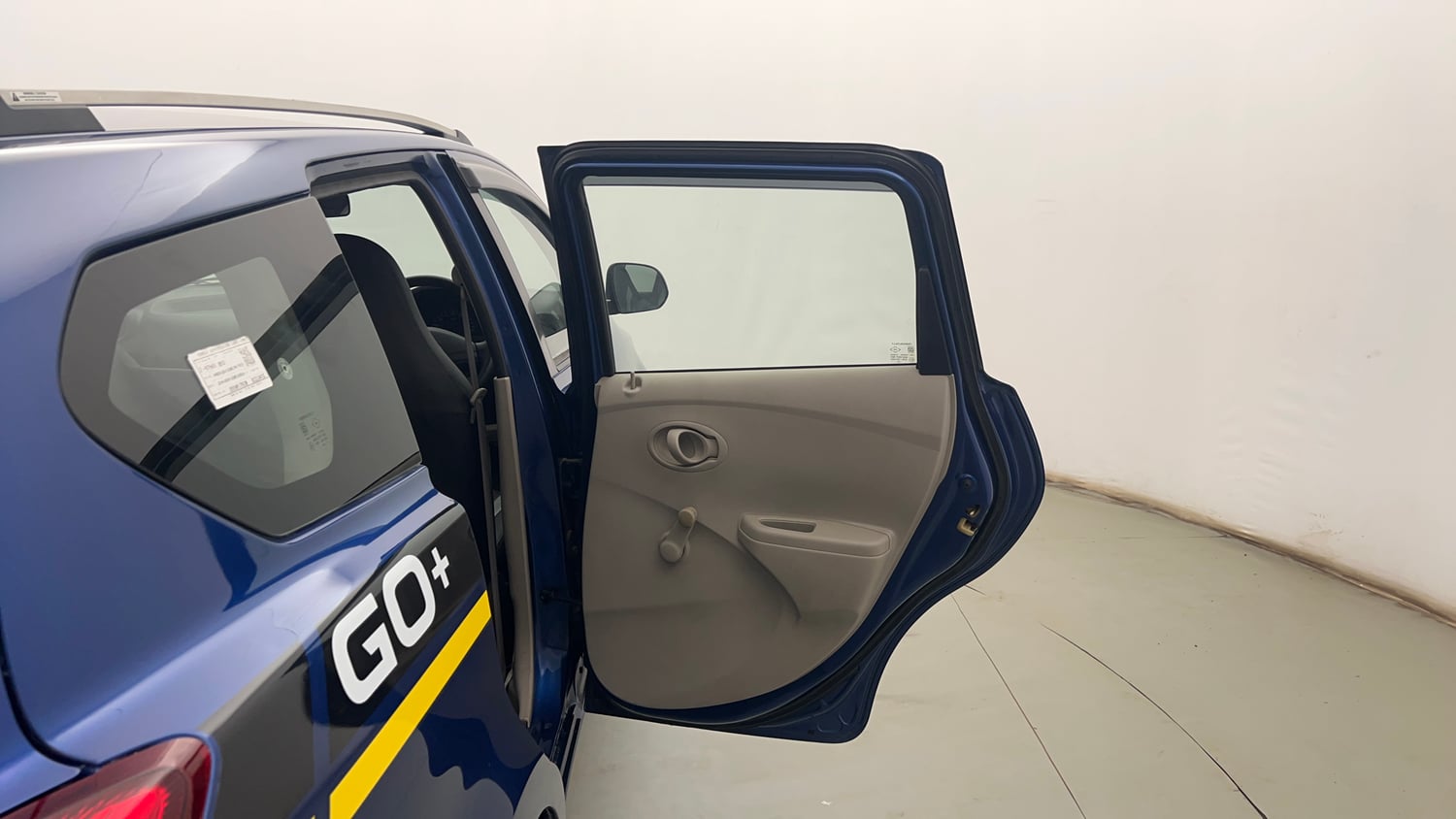 Used 2016 Datsun Go Plus Style Edition Petrol Manual interior RIGHT REAR DOOR OPEN VIEW