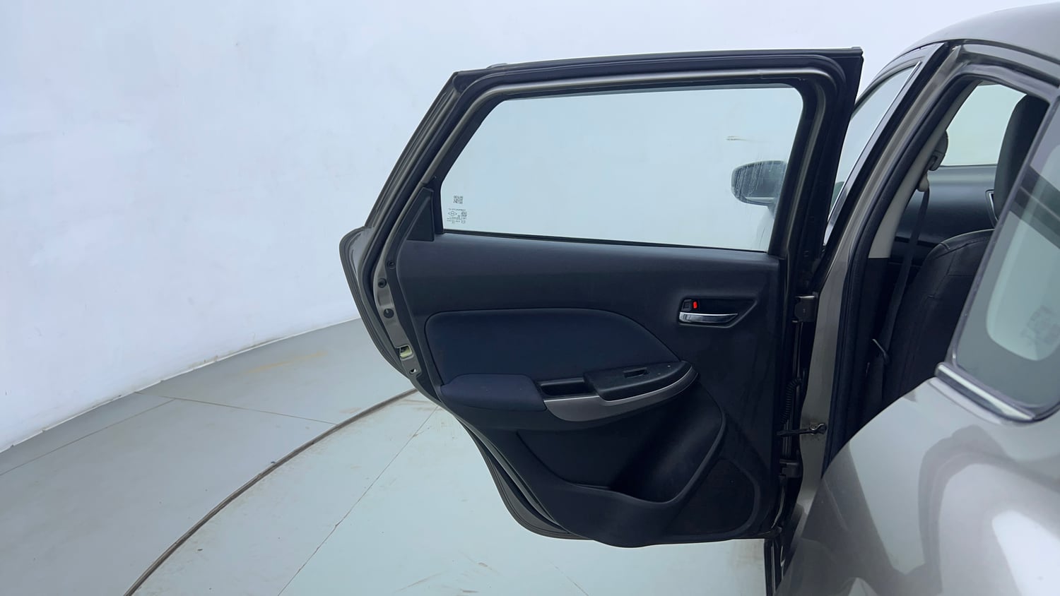 Used 2021 Maruti Suzuki Baleno Zeta Petrol Manual interior LEFT REAR DOOR OPEN VIEW