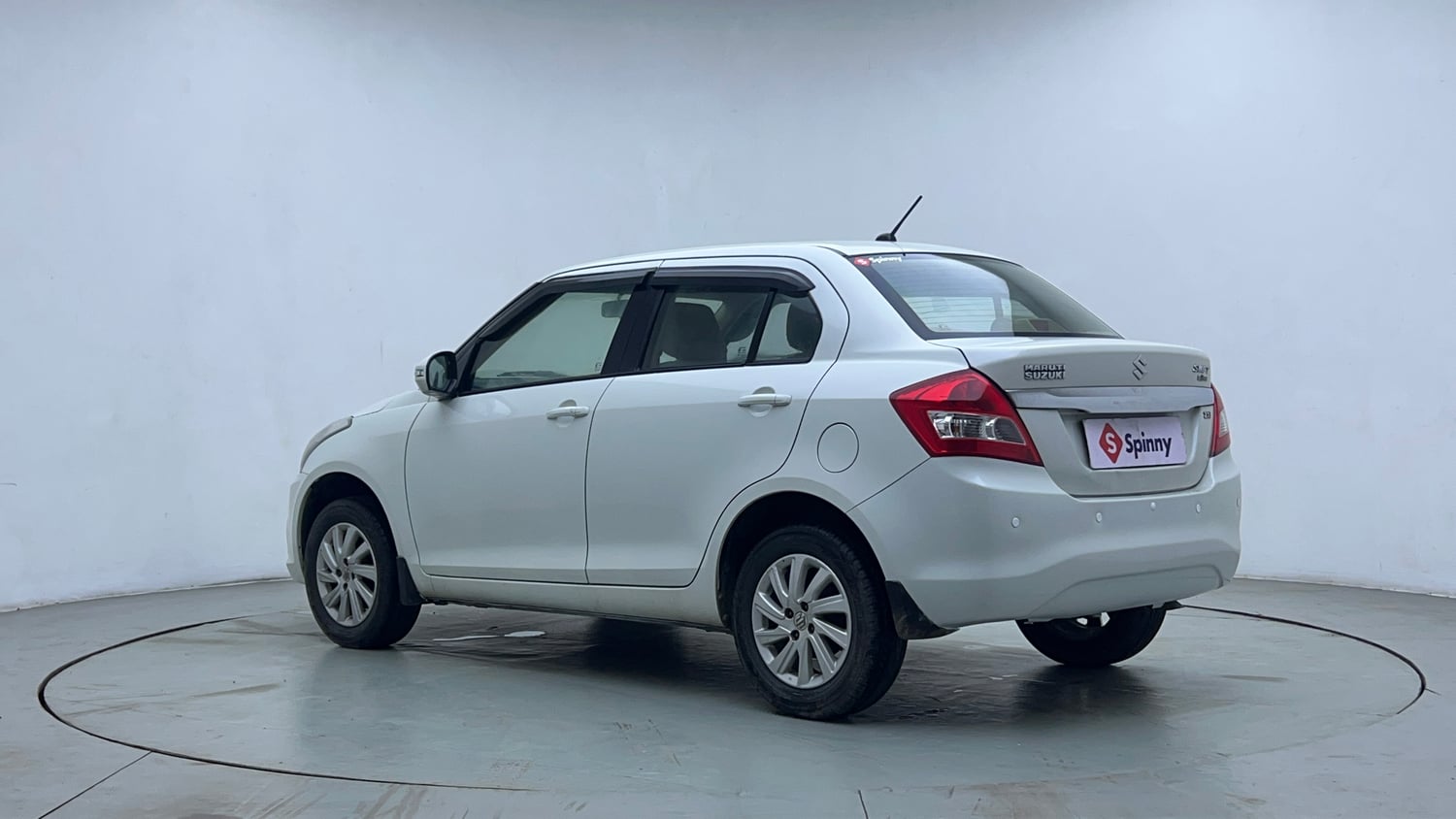 Used 2016 Maruti Suzuki Swift Dzire ZXI Petrol Manual exterior LEFT REAR CORNER VIEW