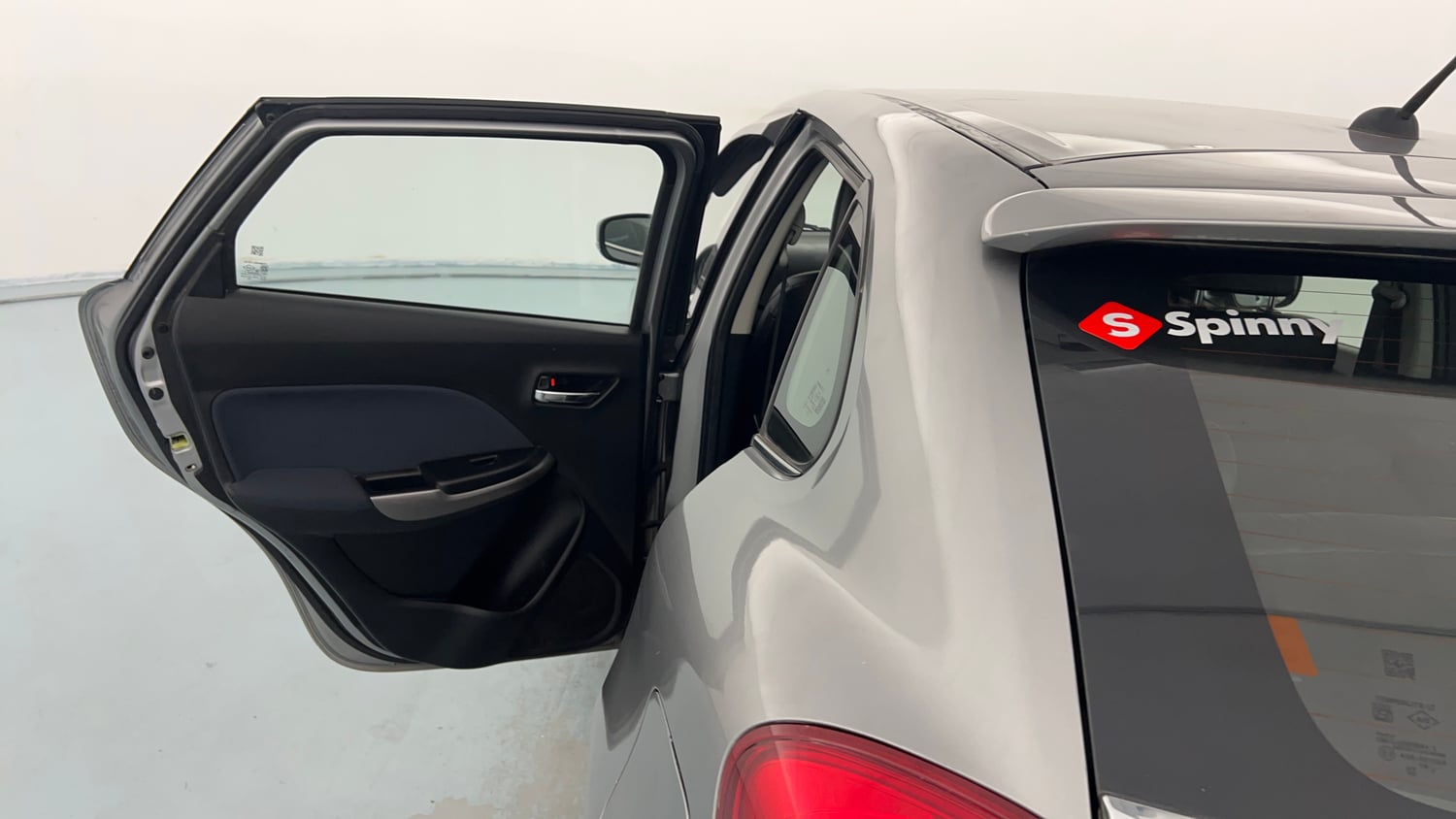 Used 2021 Maruti Suzuki Baleno Zeta Petrol Manual interior LEFT REAR DOOR OPEN VIEW