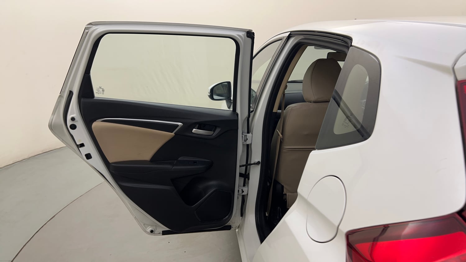 Used 2021 Honda Jazz VX CVT Petrol Automatic interior LEFT REAR DOOR OPEN VIEW