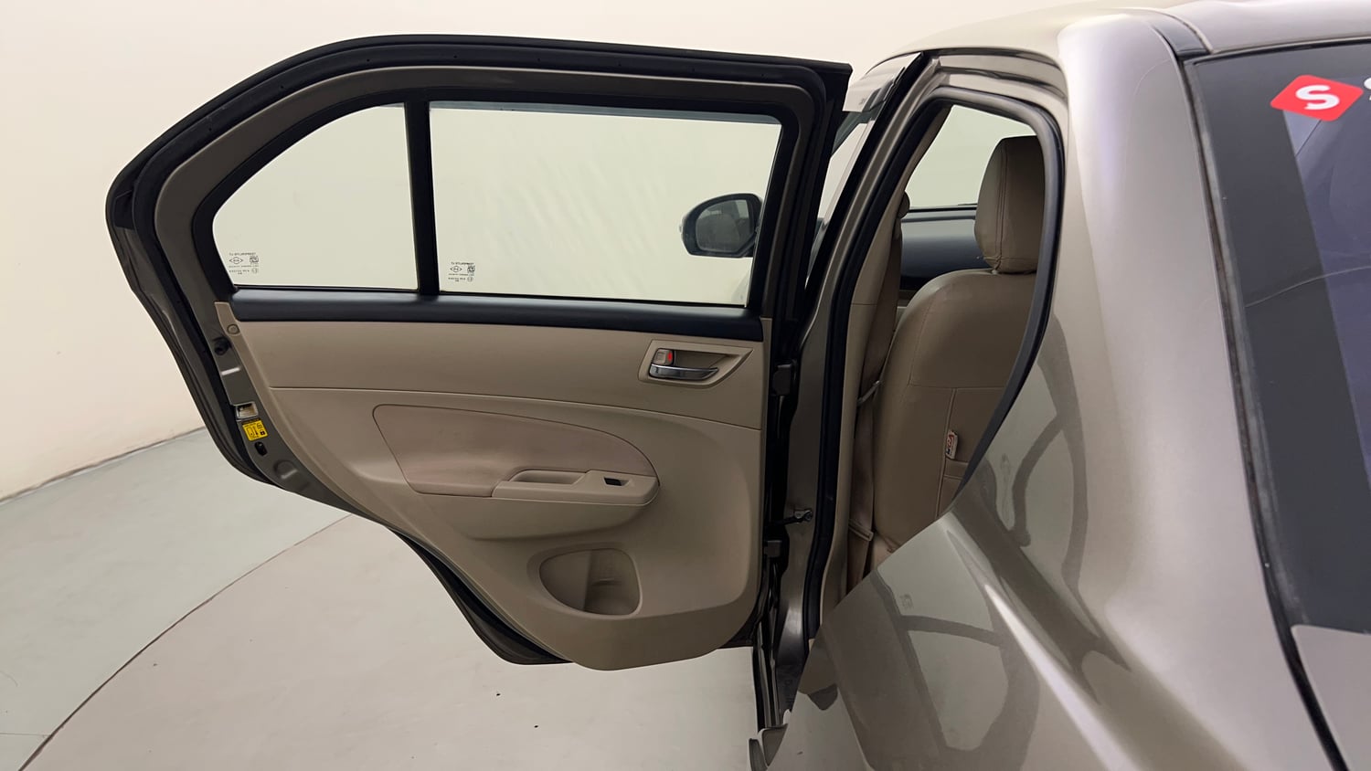 Used 2017 Maruti Suzuki Swift Dzire VXI (O) Petrol Manual interior LEFT REAR DOOR OPEN VIEW
