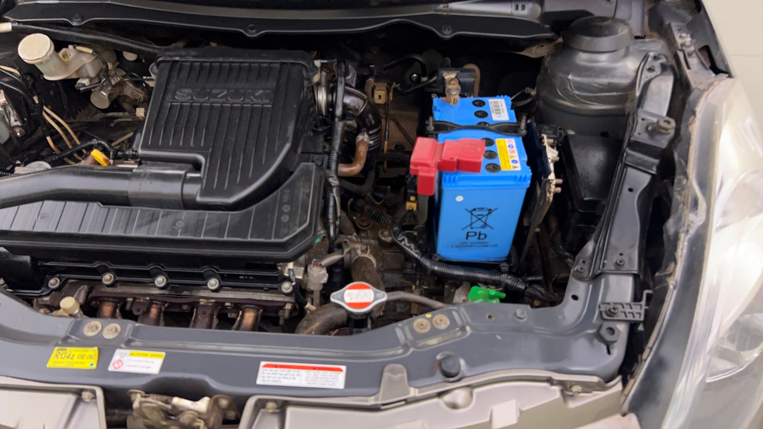 Used 2017 Maruti Suzuki Swift Dzire VXI (O) Petrol Manual engine ENGINE LEFT SIDE VIEW
