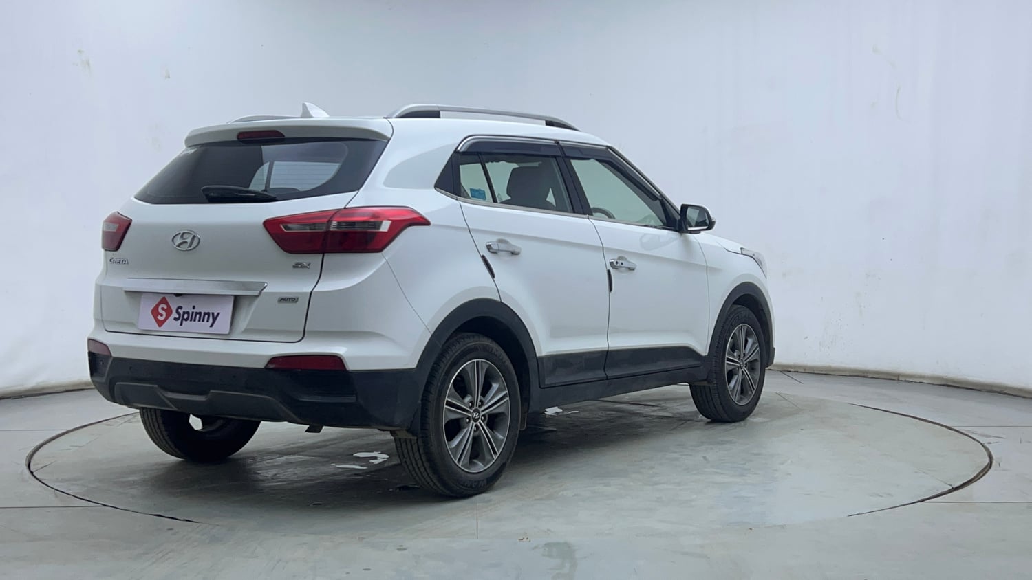 Used 2017 Hyundai Creta 1.6 SX Plus AT Petrol Petrol Automatic exterior RIGHT REAR CORNER VIEW