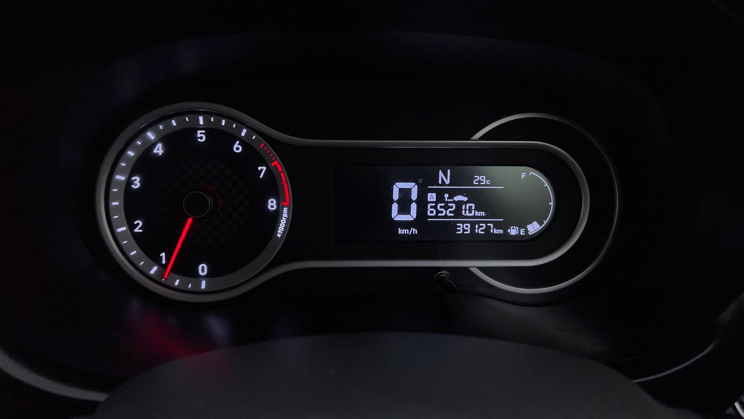 Used 2021 Hyundai Grand i10 Nios Asta AMT 1.2 Kappa VTVT Petrol Automatic interior CLUSTERMETER VIEW