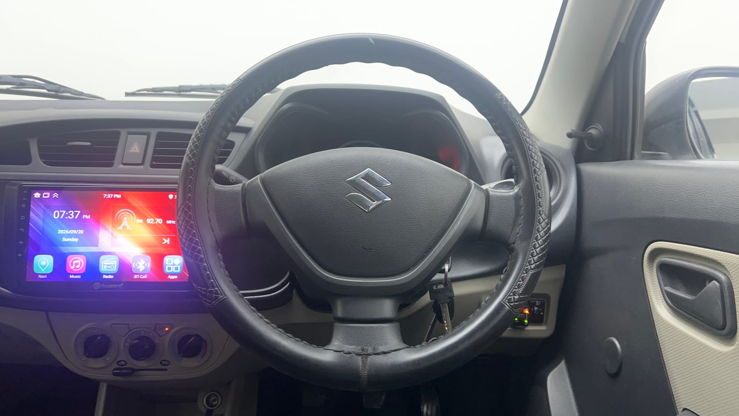 Used 2017 Maruti Suzuki Alto K10 LXI Petrol+cng(outside fitted) Cng Manual interior STEERING VIEW