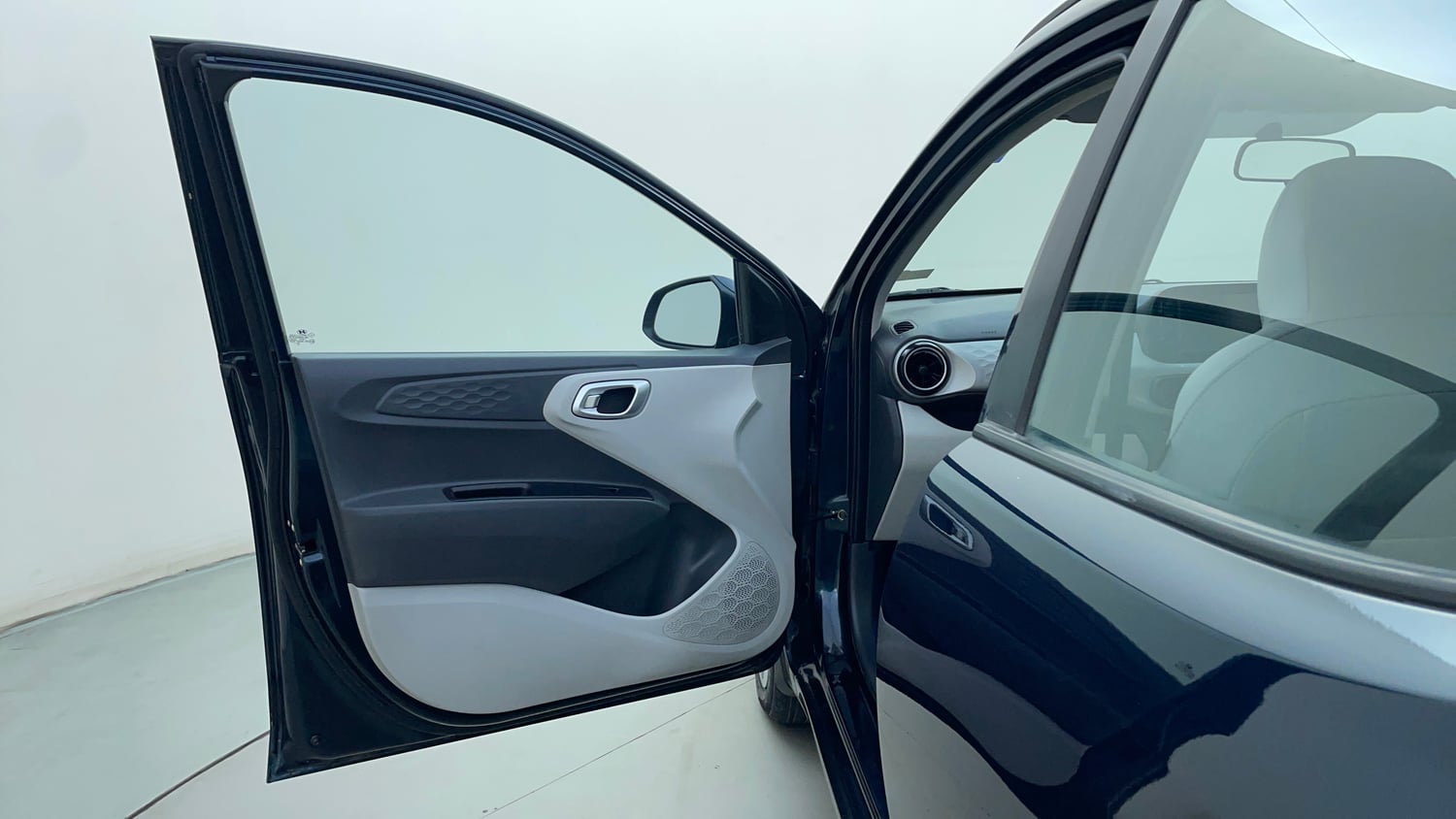 Used 2023 Hyundai Grand i10 Nios Sportz 1.2 Kappa VTVT Petrol Manual interior LEFT FRONT DOOR OPEN VIEW