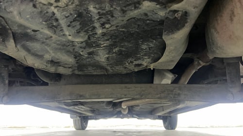 Used 2014 Hyundai i10 Sportz 1.1 iRDE2 Petrol Manual extra REAR UNDERBODY VIEW (TAKEN FROM REAR)