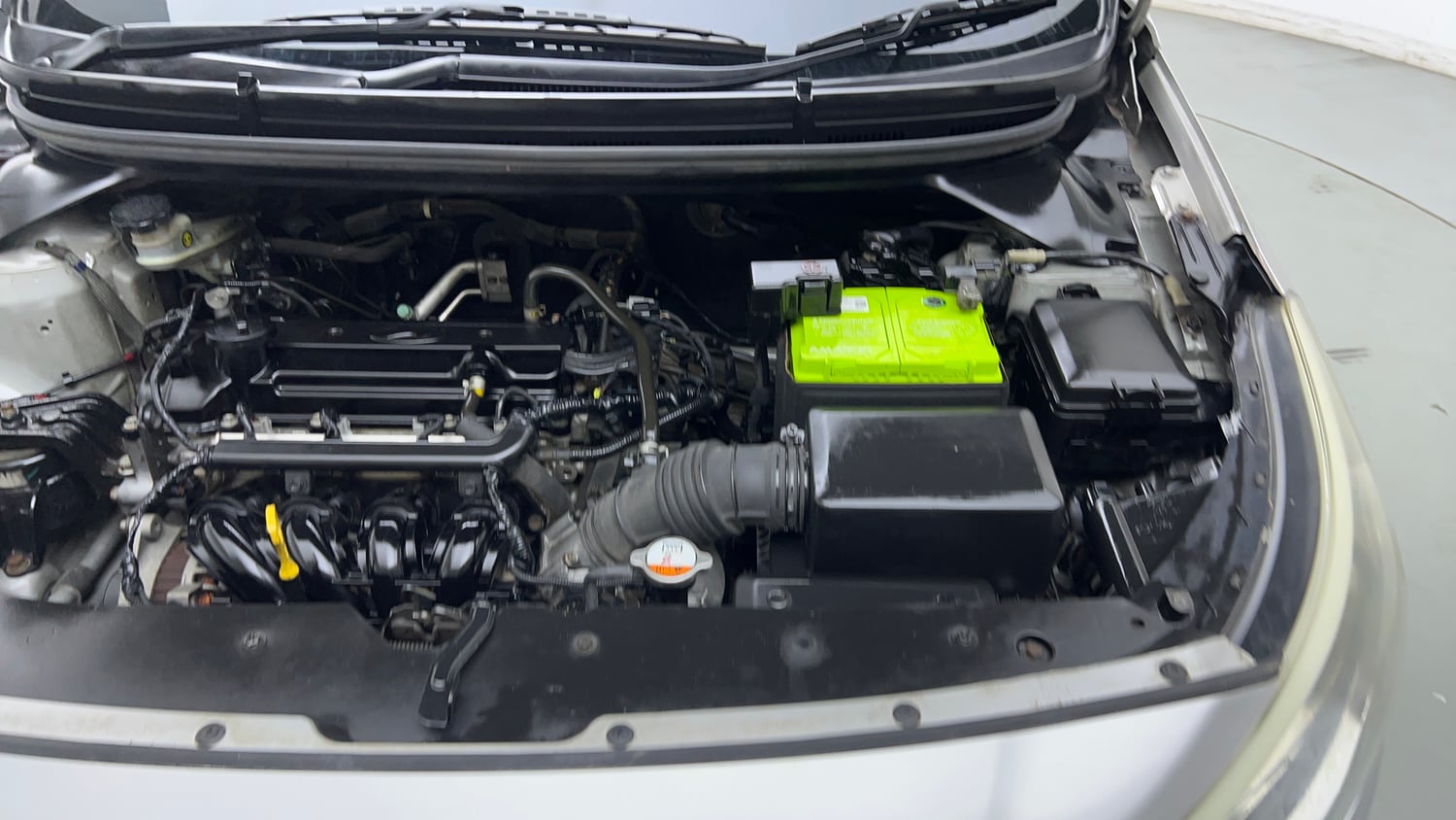 Used 2015 Hyundai Elite i20 Magna 1.2 Petrol Manual engine ENGINE LEFT SIDE VIEW