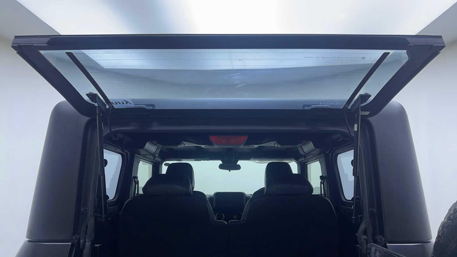 Used 2023 mahindra Thar LX Hard Top Diesel MT 4WD Diesel Manual interior DICKY DOOR OPEN VIEW