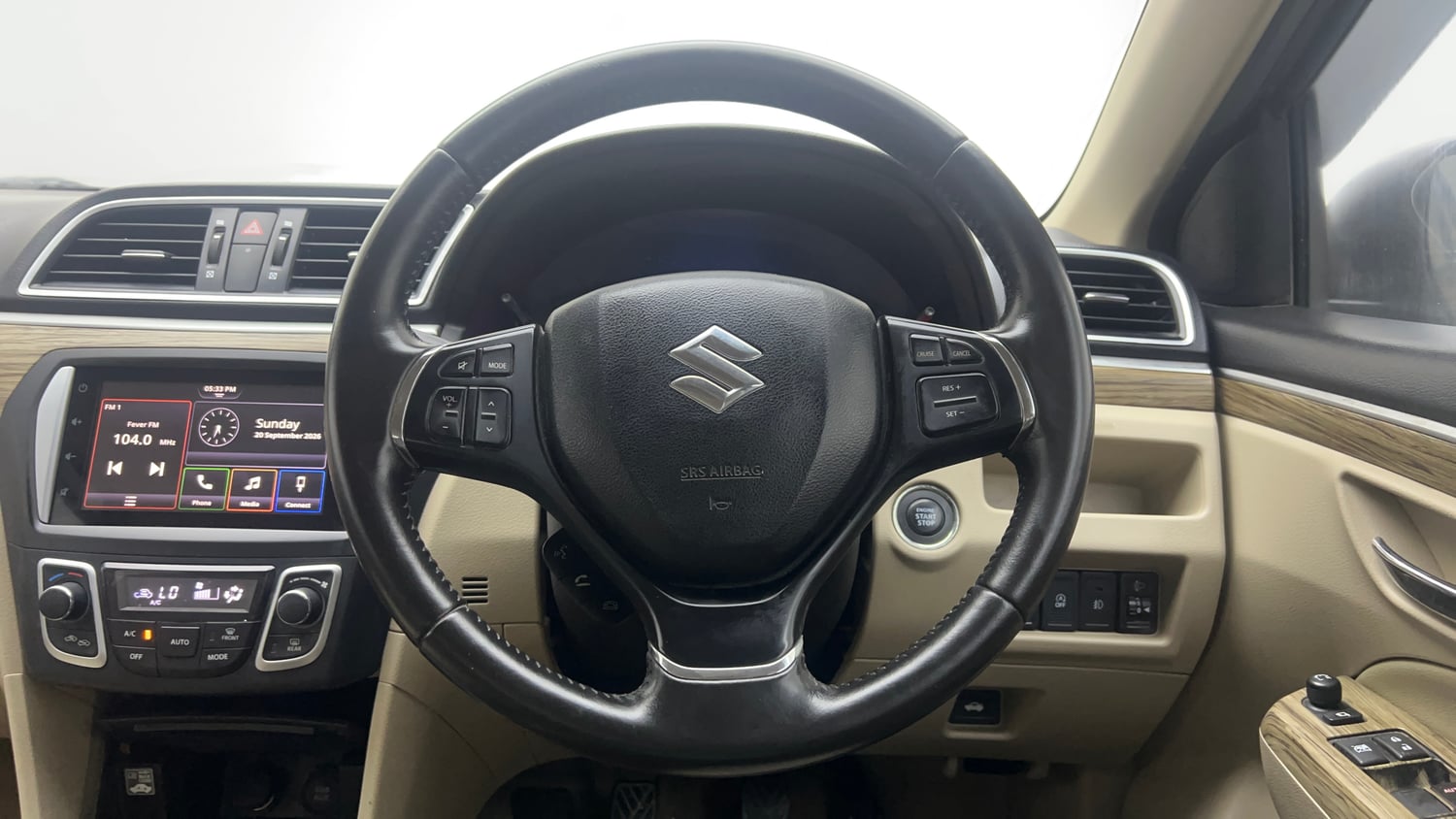 Used 2022 Maruti Suzuki Ciaz Alpha 1.5 Petrol Manual interior STEERING VIEW