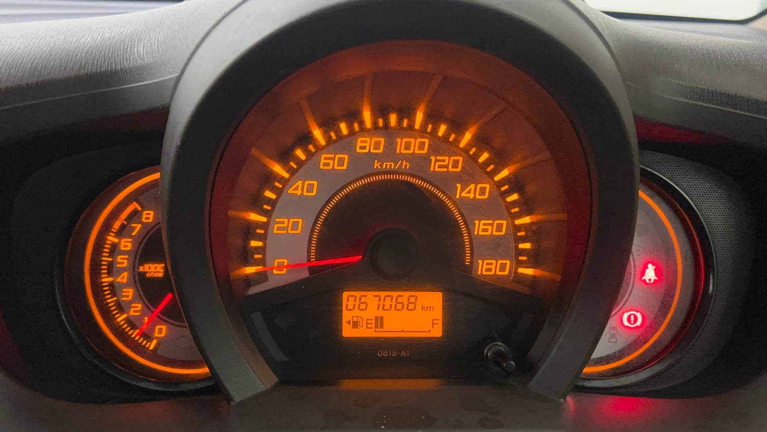 Used 2013 Honda Brio S MT Petrol Manual interior CLUSTERMETER VIEW