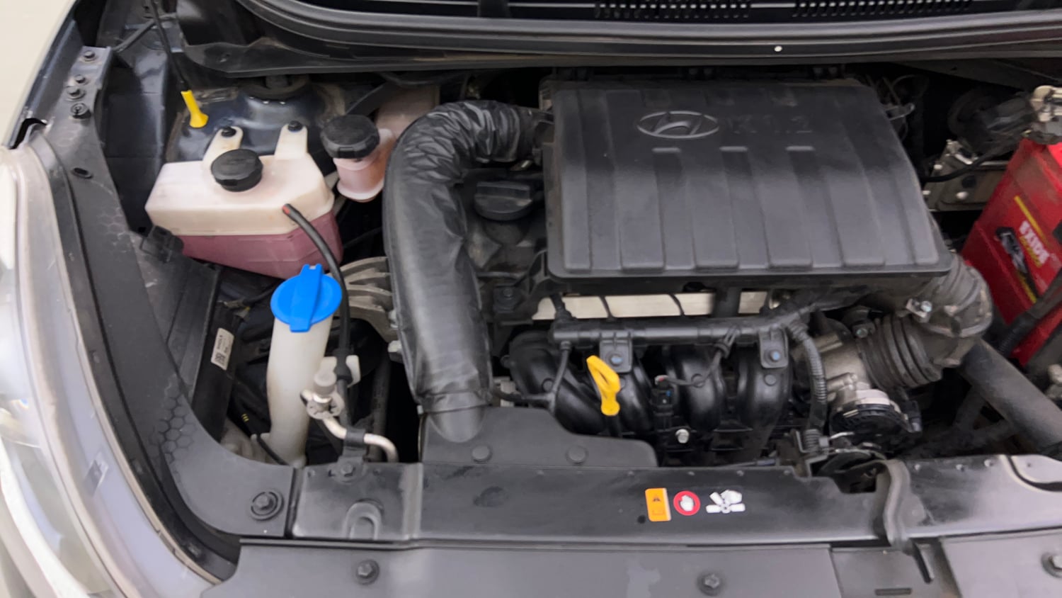 Used 2021 Hyundai Grand i10 Nios Asta AMT 1.2 Kappa VTVT Petrol Automatic engine ENGINE RIGHT SIDE VIEW