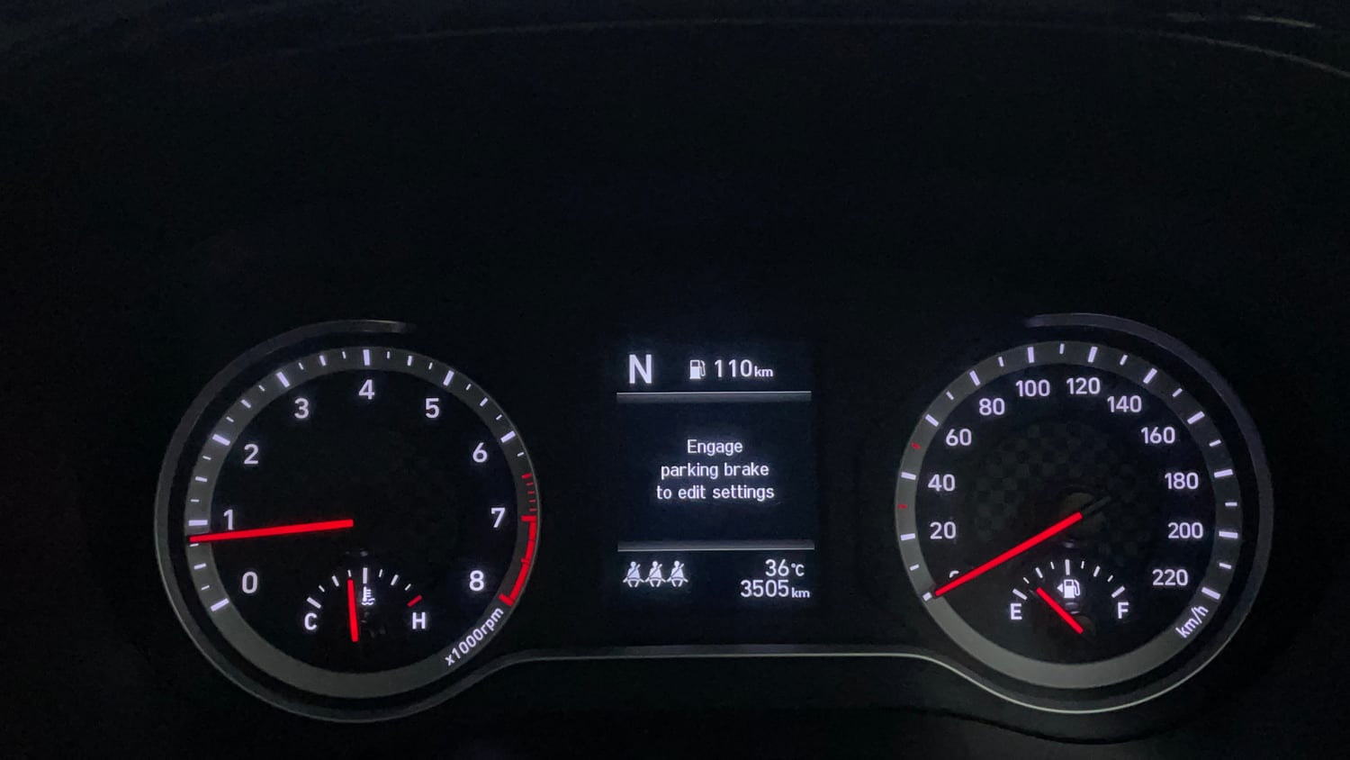Used 2025 Hyundai Grand i10 Nios Sportz 1.2 Kappa AMT Petrol Automatic interior CLUSTERMETER VIEW