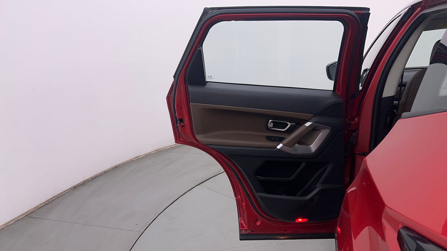 Used 2020 Tata Harrier XZA Plus Dual Tone Diesel Automatic interior LEFT REAR DOOR OPEN VIEW
