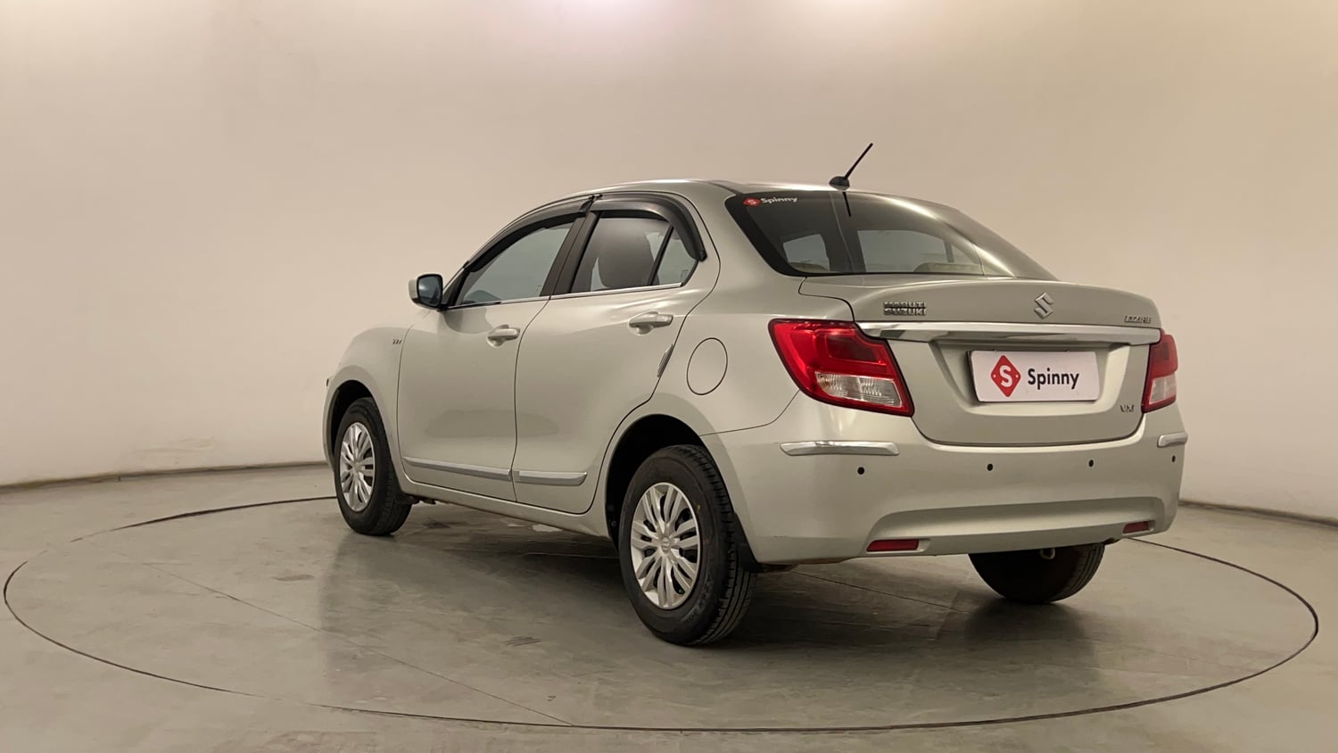 Used 2019 Maruti Suzuki Dzire VXi Petrol Manual exterior LEFT REAR CORNER VIEW
