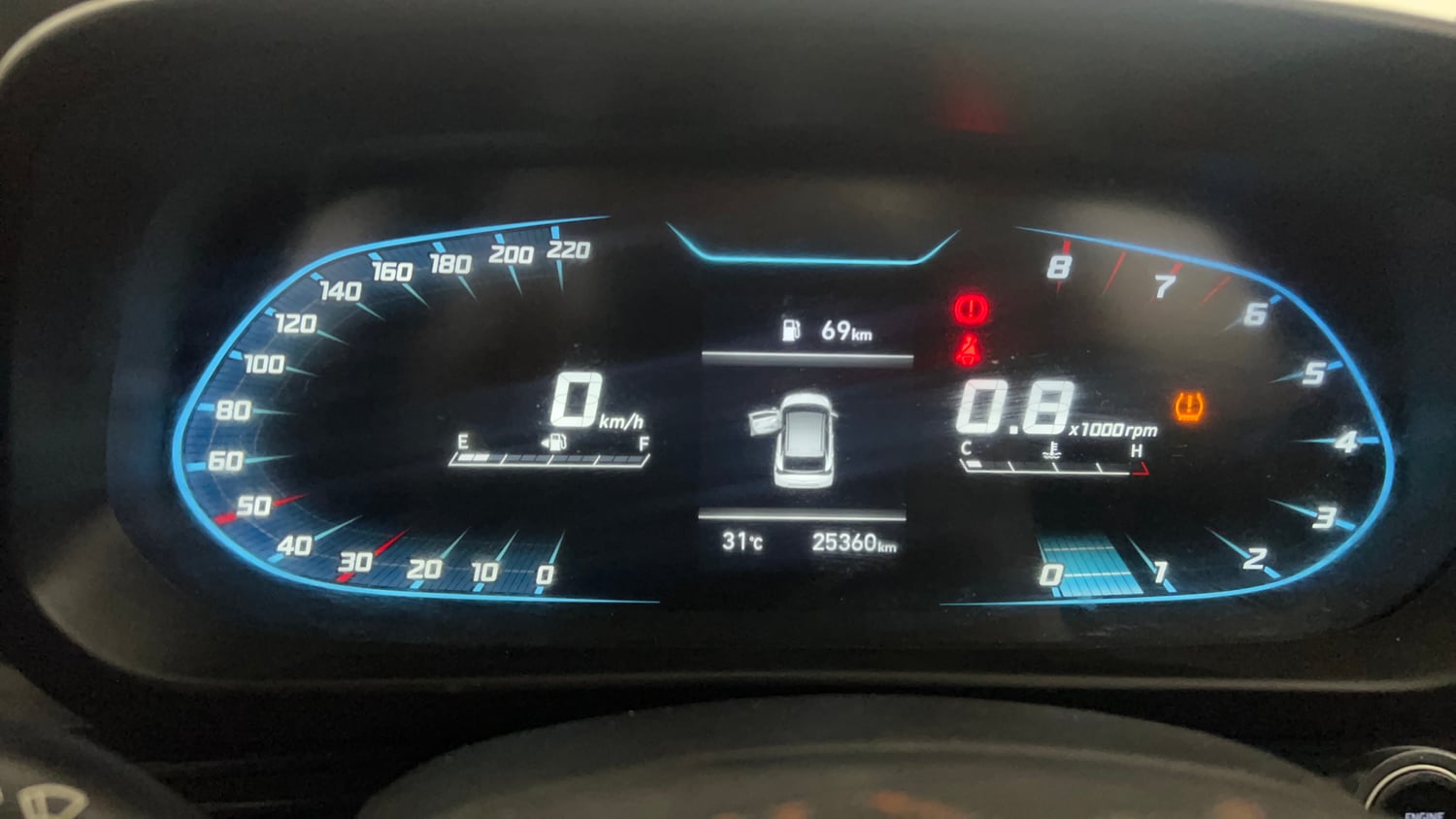 Used 2022 Hyundai i20 Asta 1.2 MT Petrol Manual interior CLUSTERMETER VIEW