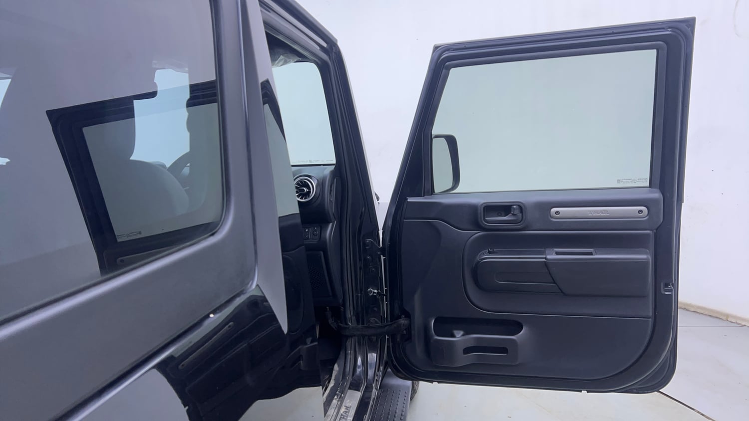 Used 2023 mahindra Thar LX Hard Top Diesel MT 4WD Diesel Manual interior RIGHT FRONT DOOR OPEN VIEW