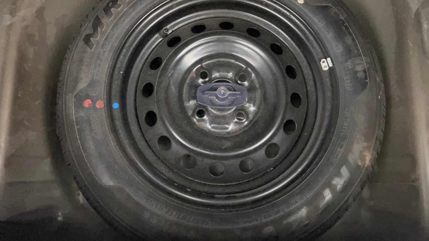 Used 2022 Maruti Suzuki Wagon R ZXI Plus 1.2 Petrol Manual tyres SPARE TYRE VIEW