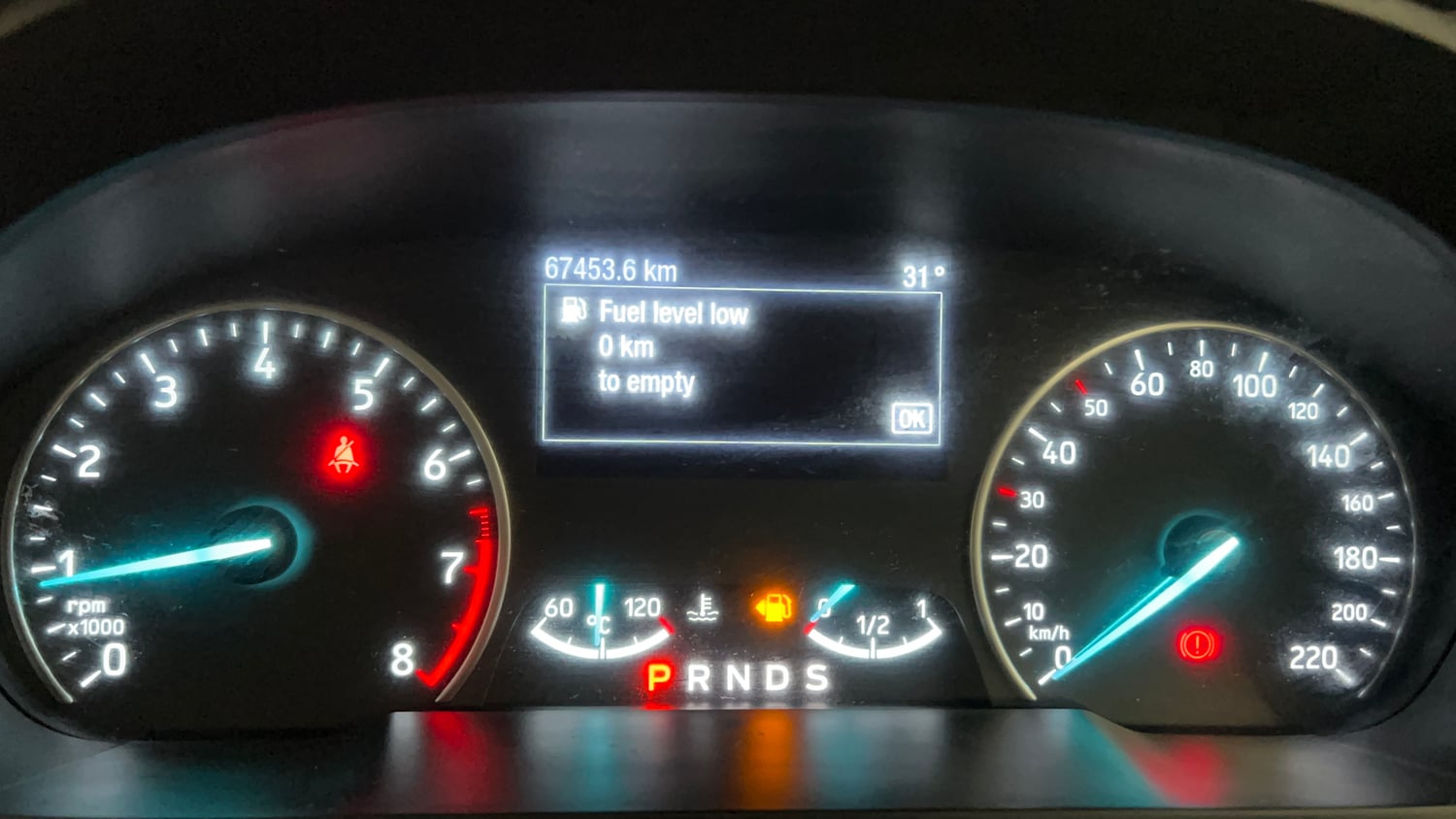 Used 2021 Ford EcoSport Titanium Plus 1.5L Ti-VCT AT Petrol Automatic interior CLUSTERMETER VIEW