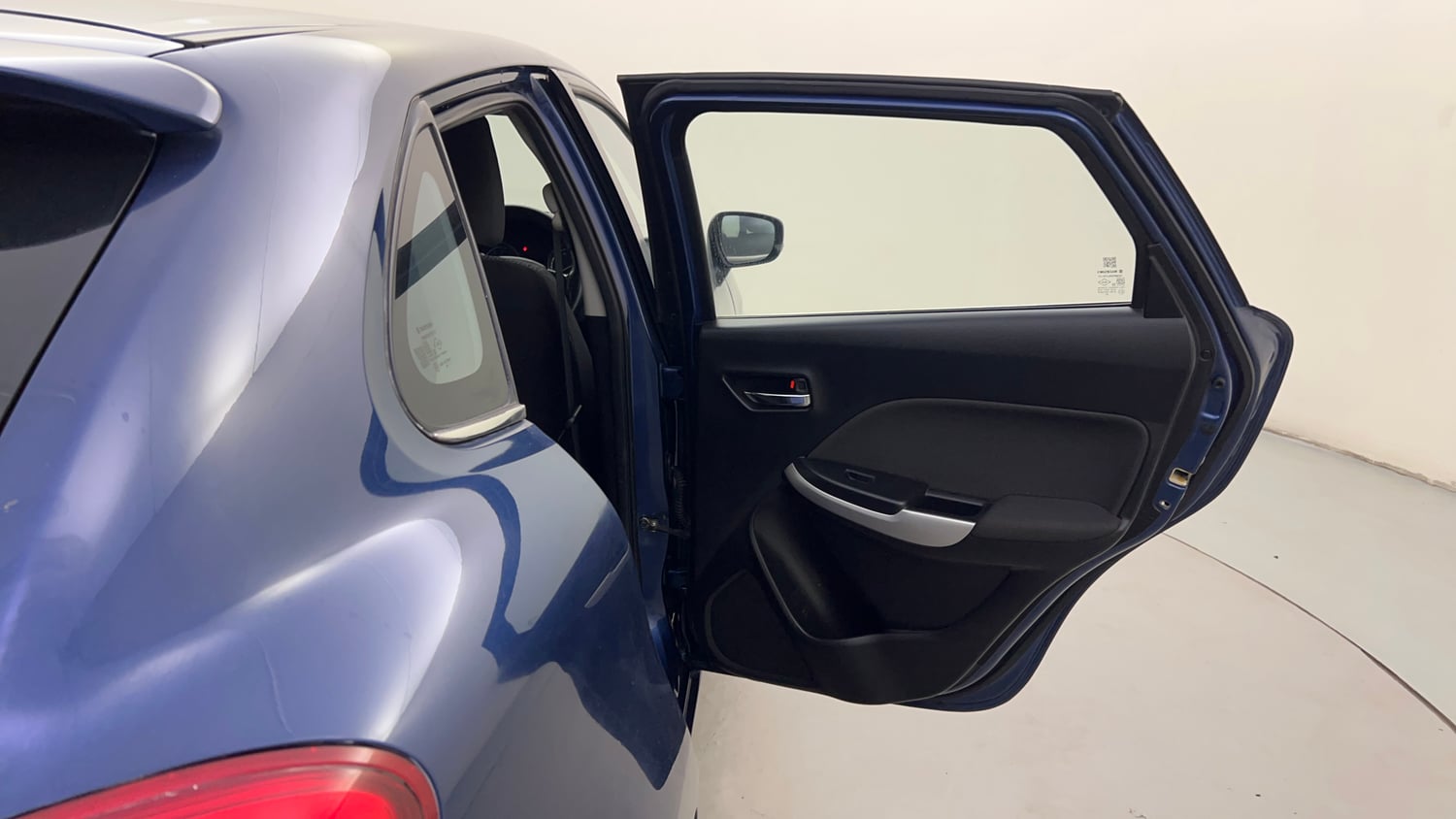 Used 2019 Maruti Suzuki Baleno Delta 1.2 AT Petrol Automatic interior RIGHT REAR DOOR OPEN VIEW