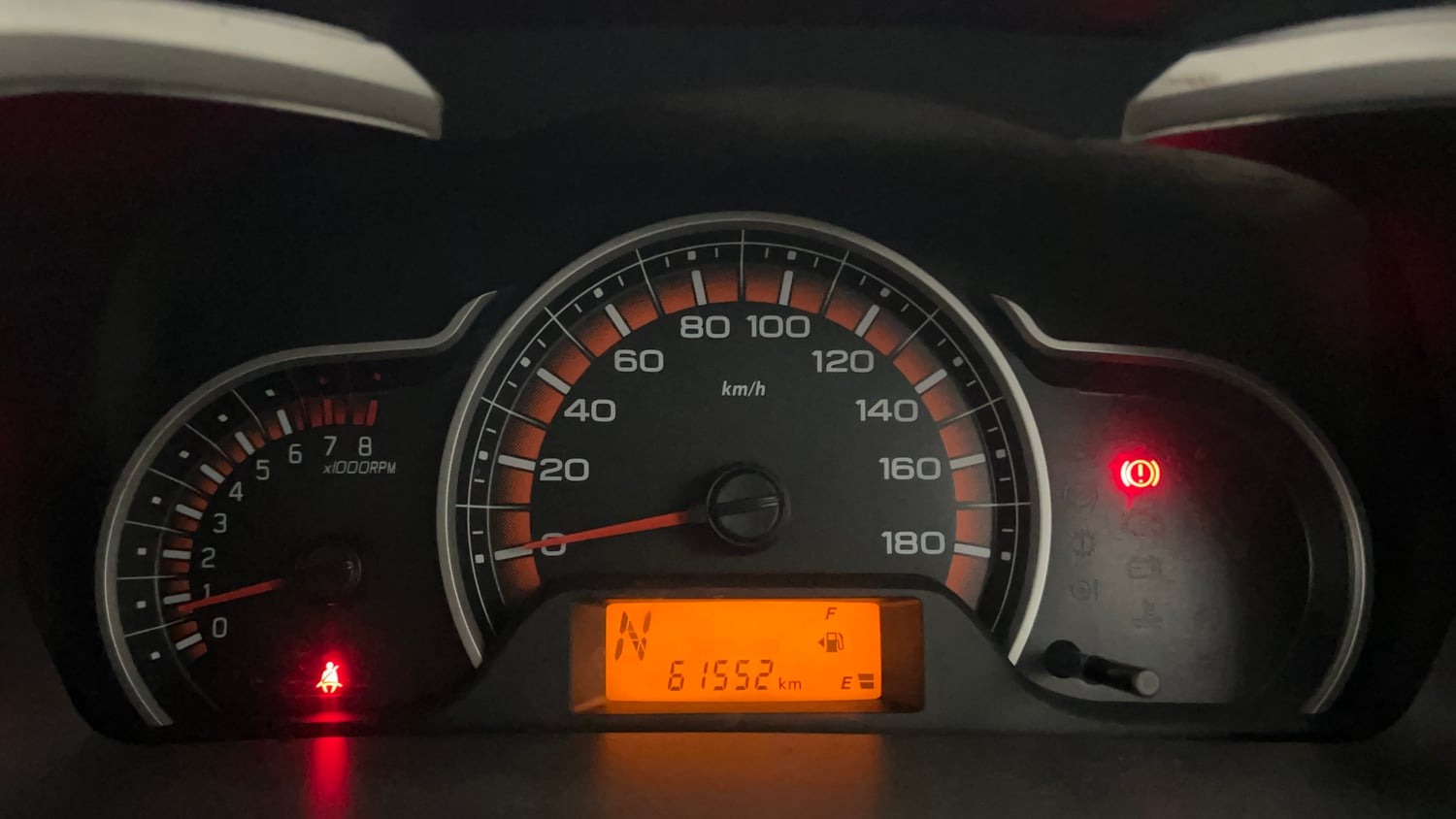 Used 2016 Maruti Suzuki Alto K10 VXi AMT Petrol Automatic interior CLUSTERMETER VIEW