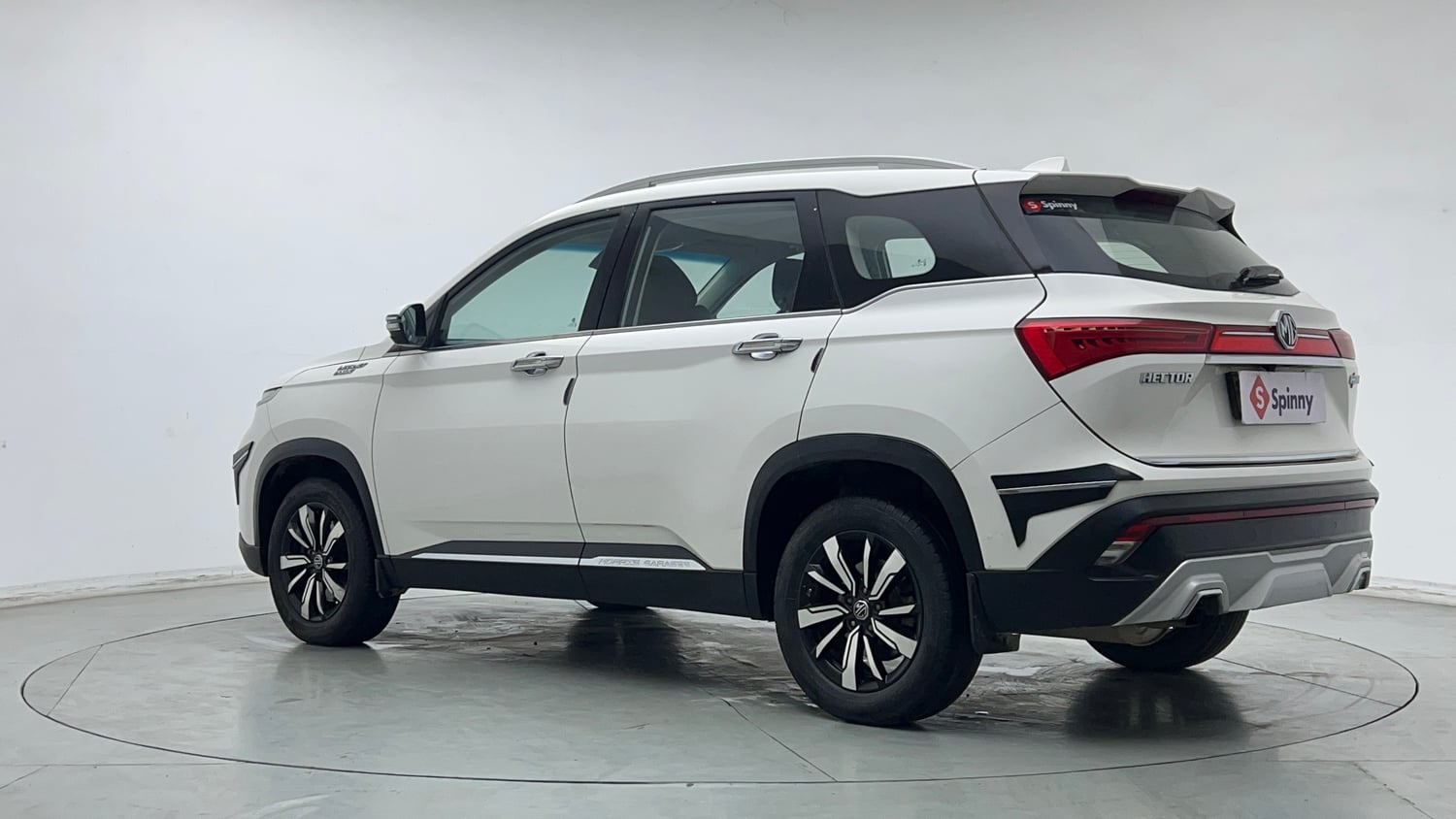 Used 2019 MG Motors Hector Sharp Hybrid 1.5 Petrol Hybrid Manual exterior LEFT REAR CORNER VIEW