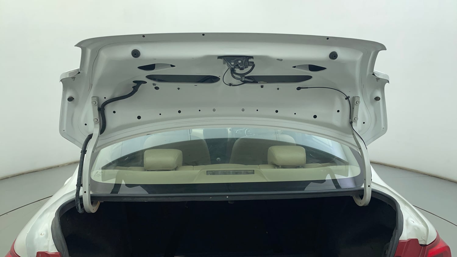 Used 2021 Maruti Suzuki Dzire VXi Petrol Manual interior DICKY DOOR OPEN VIEW