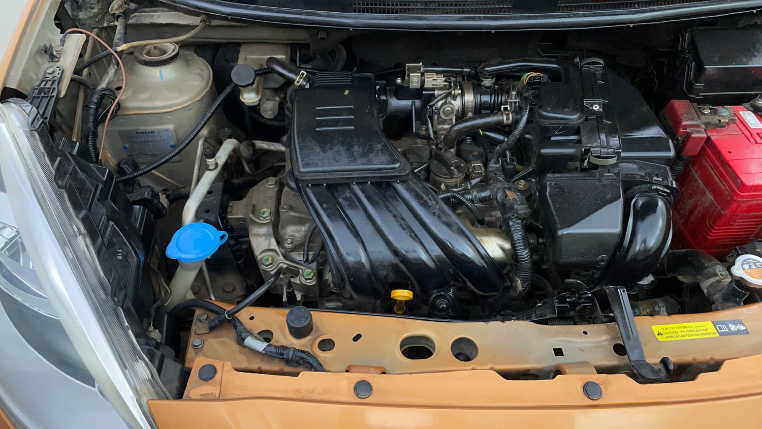 Used 2017 Nissan Micra XL CVT Petrol Automatic engine ENGINE RIGHT SIDE VIEW