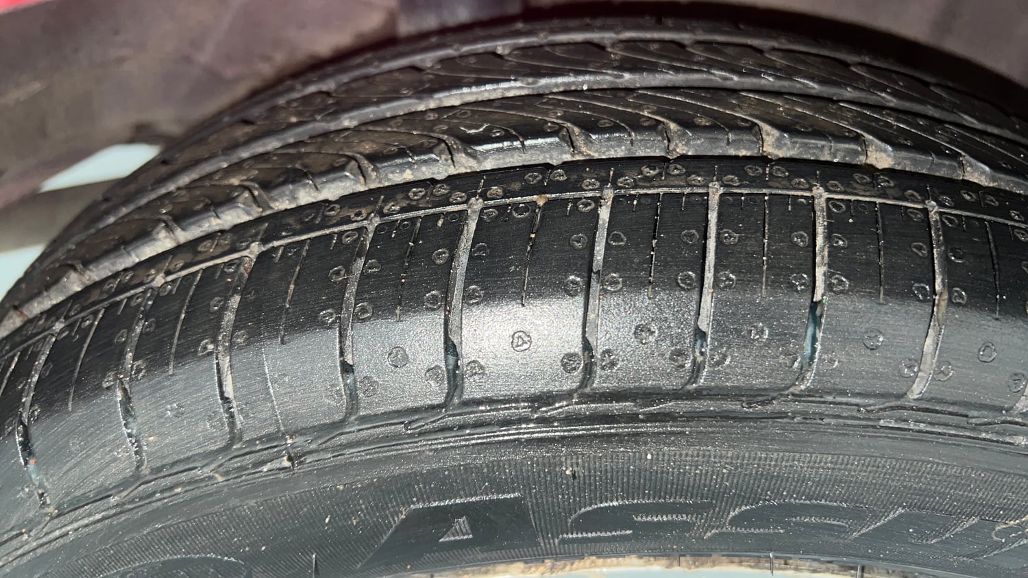 Used 2021 Honda Amaze 1.2 VX MT Petrol Petrol Manual tyres RIGHT REAR TYRE TREAD VIEW