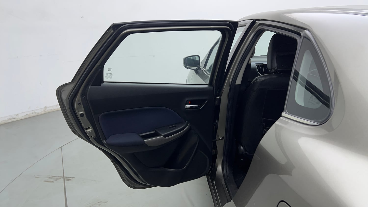 Used 2020 Maruti Suzuki Baleno Zeta Petrol Manual interior LEFT REAR DOOR OPEN VIEW