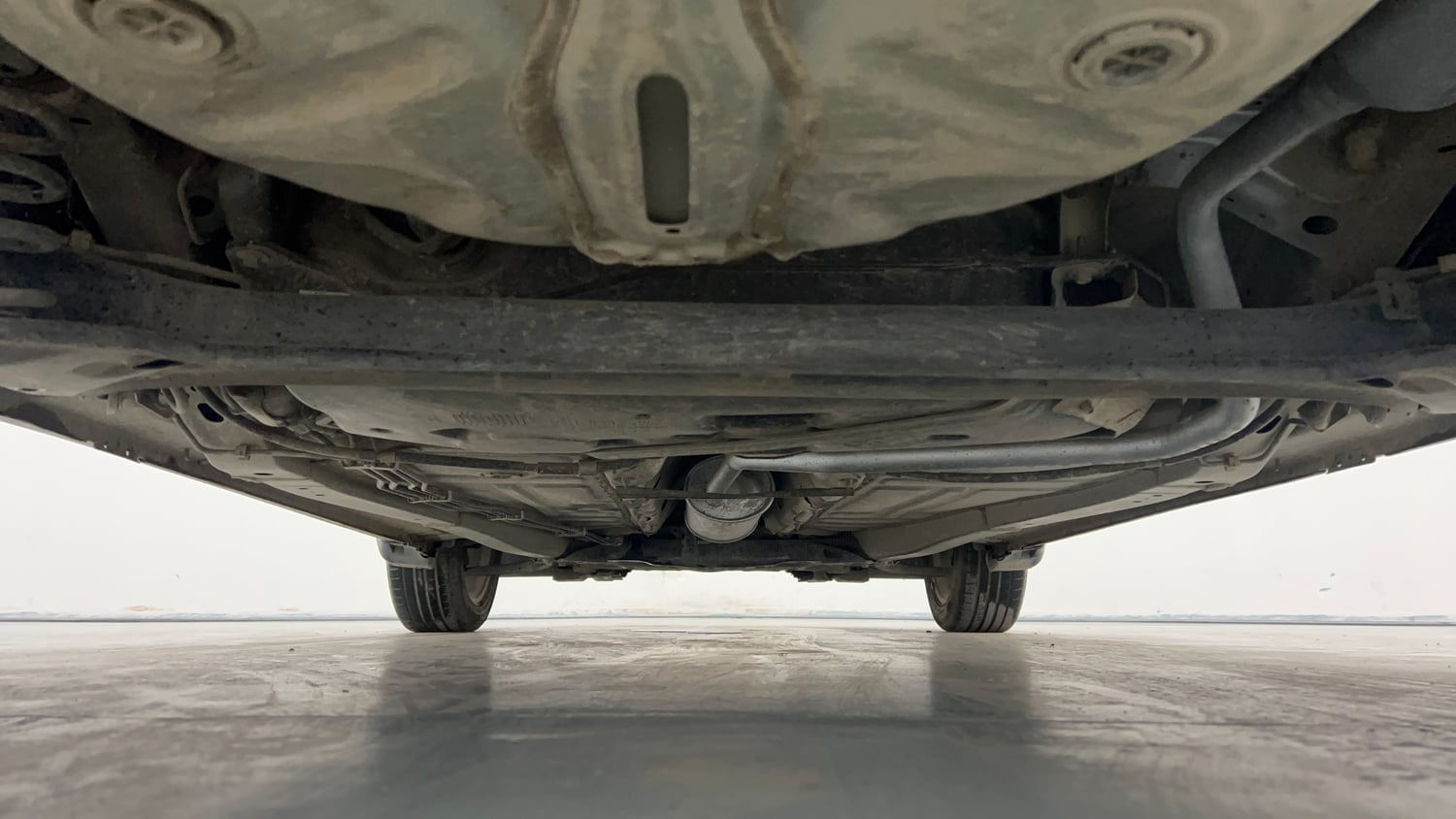 Used 2021 Maruti Suzuki Baleno Zeta Petrol Manual extra REAR UNDERBODY VIEW (TAKEN FROM REAR)