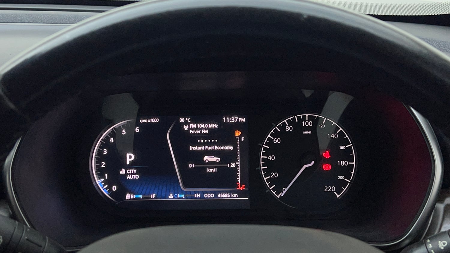 Used 2023 Tata Harrier XZA Plus Diesel Automatic interior CLUSTERMETER VIEW