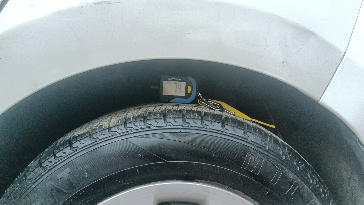 Used 2016 Hyundai Grand i10 Sportz 1.2 Kappa VTVT Petrol Manual tyres LEFT REAR TYRE TREAD VIEW