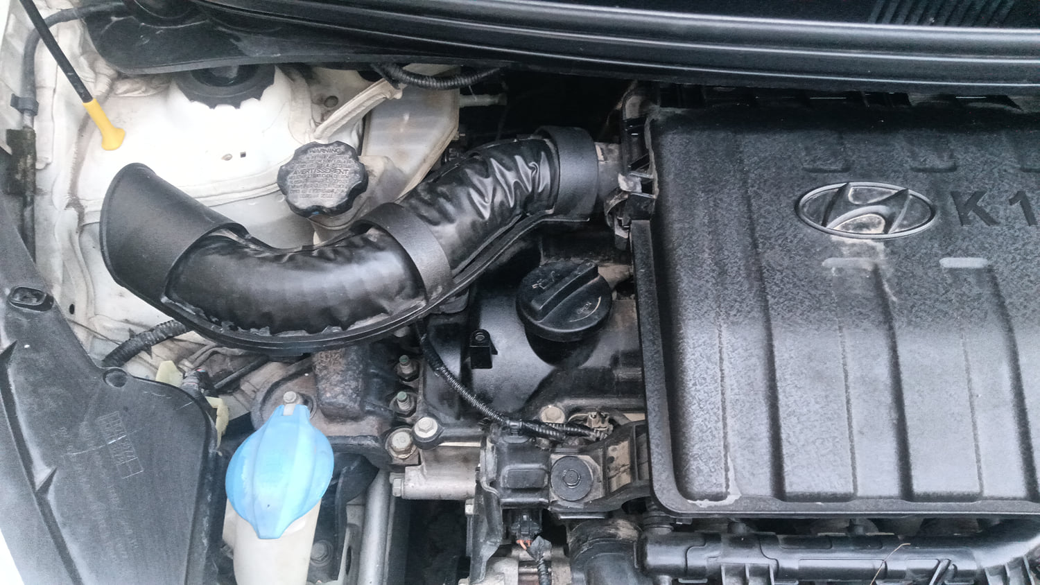 Used 2016 Hyundai Grand i10 Sportz 1.2 Kappa VTVT Petrol Manual engine ENGINE RIGHT SIDE VIEW
