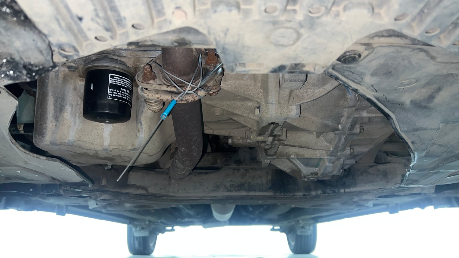 Used 2022 Maruti Suzuki Ciaz Alpha 1.5 Petrol Manual extra FRONT LEFT UNDERBODY VIEW
