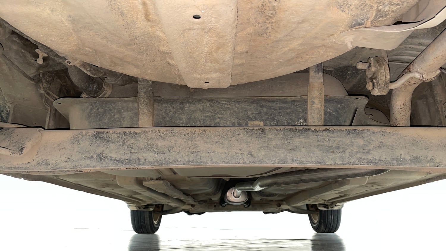 Used 2016 Hyundai Grand i10 Asta AT 1.2 Kappa VTVT Petrol Automatic extra REAR UNDERBODY VIEW (TAKEN FROM REAR)