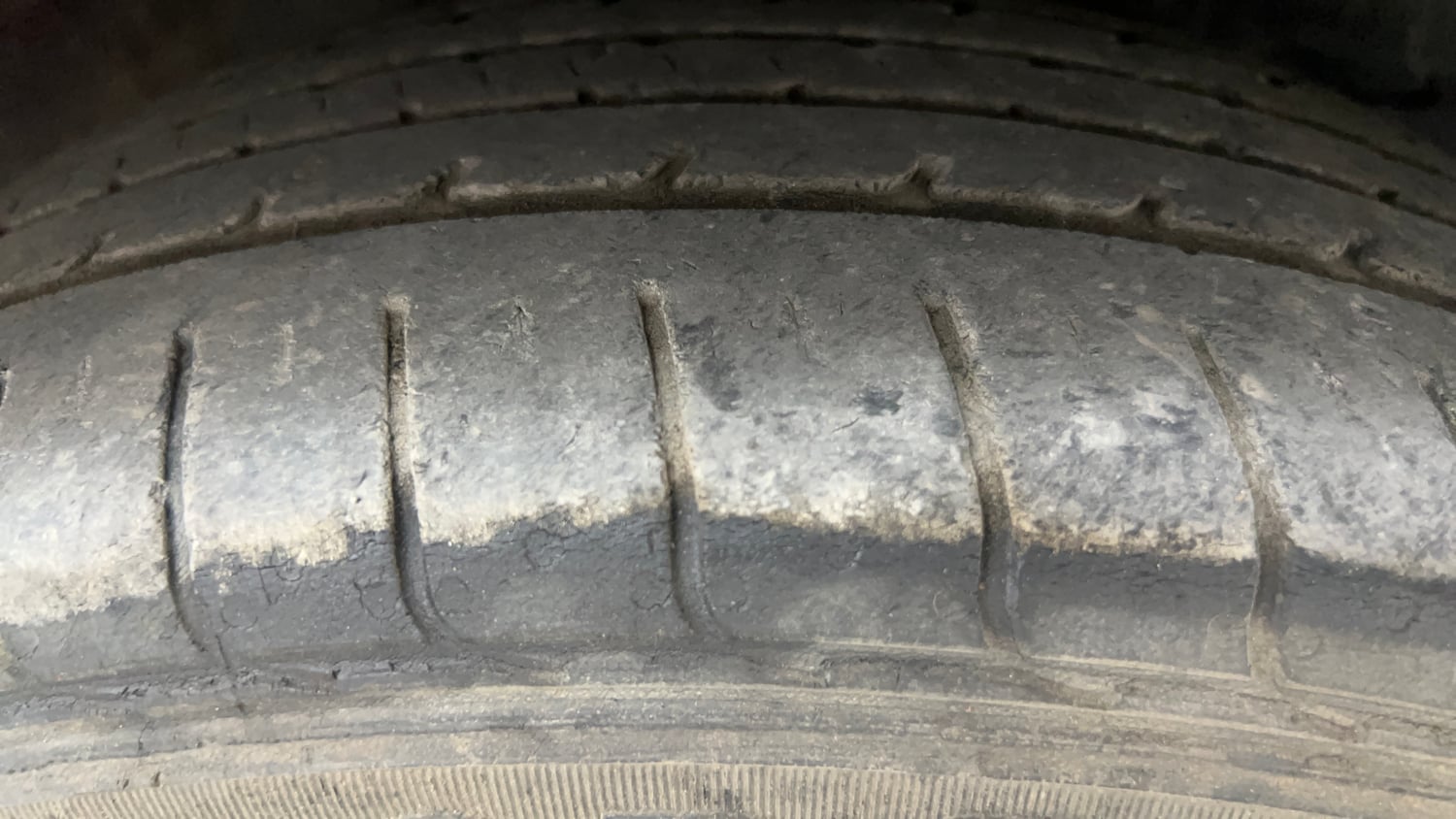 Used 2021 Honda WR-V VX MT Petrol Petrol Manual tyres RIGHT FRONT TYRE TREAD VIEW