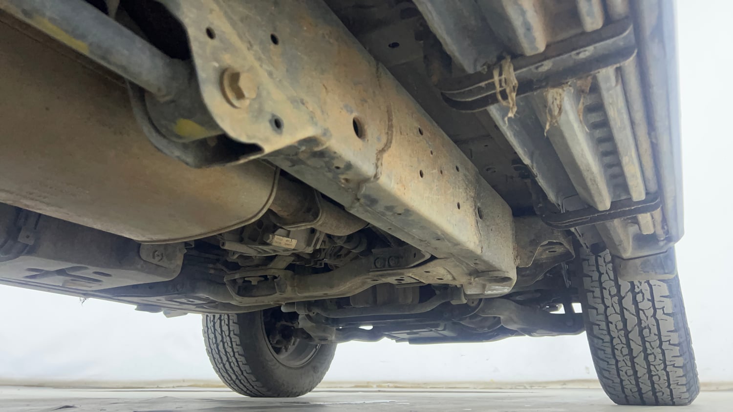 Used 2023 mahindra Thar LX Hard Top Diesel MT 4WD Diesel Manual extra REAR RIGHT UNDERBODY VIEW