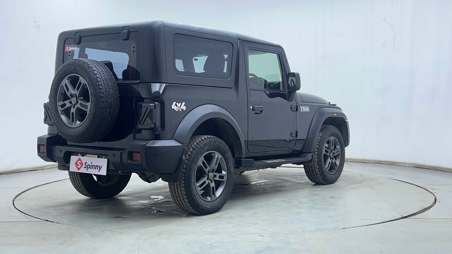 Used 2023 mahindra Thar LX Hard Top Diesel MT 4WD Diesel Manual exterior RIGHT REAR CORNER VIEW