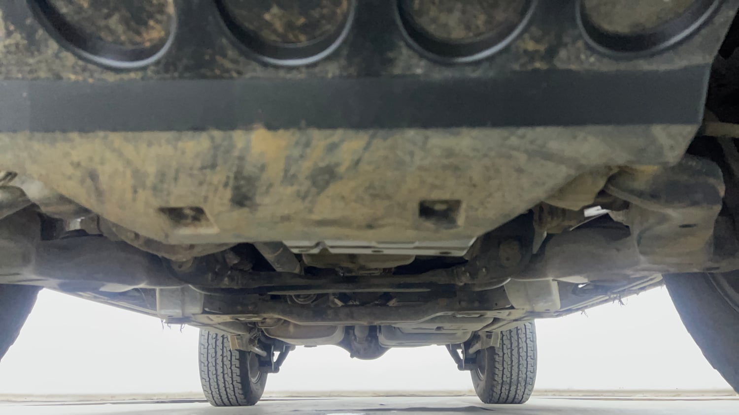 Used 2023 mahindra Thar LX Hard Top Diesel MT 4WD Diesel Manual extra FRONT LEFT UNDERBODY VIEW