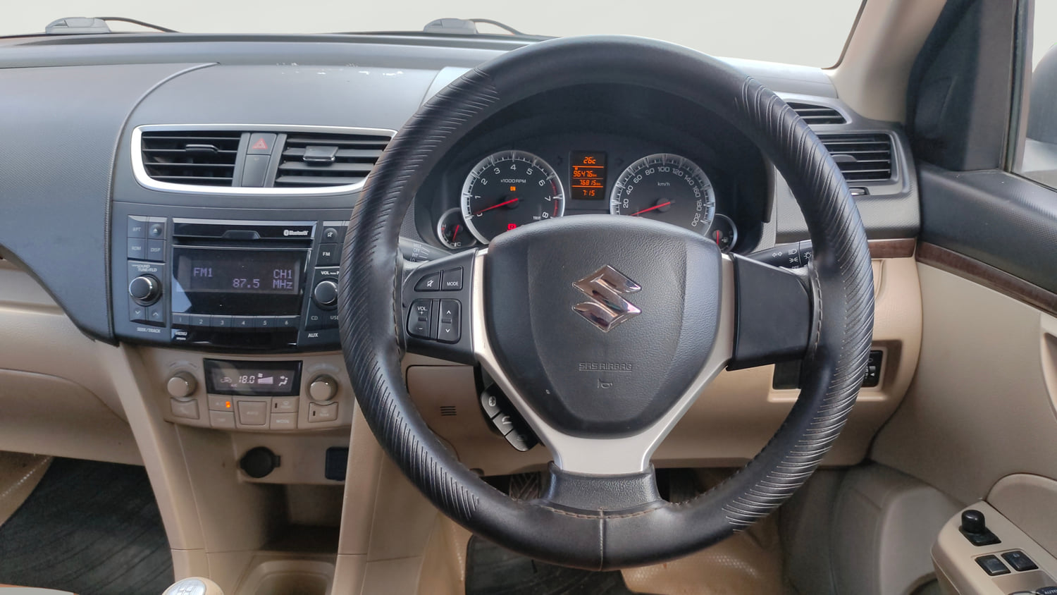 Used 2017 Maruti Suzuki Swift Dzire ZXI Petrol Manual interior STEERING VIEW