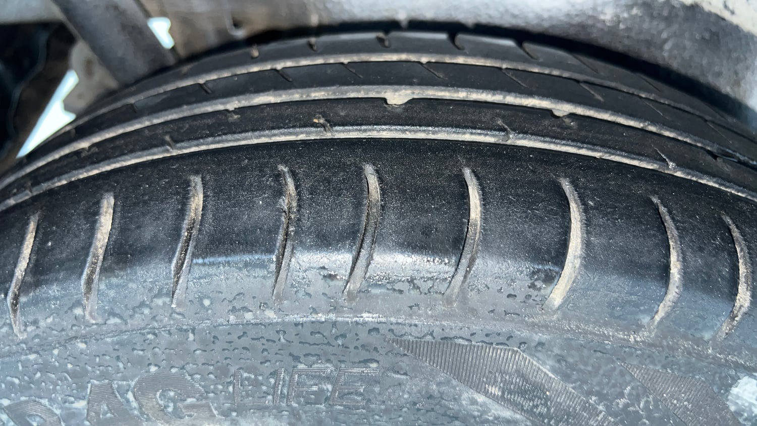 Used 2018 Maruti Suzuki Wagon R LXI CNG Cng Manual tyres RIGHT REAR TYRE TREAD VIEW
