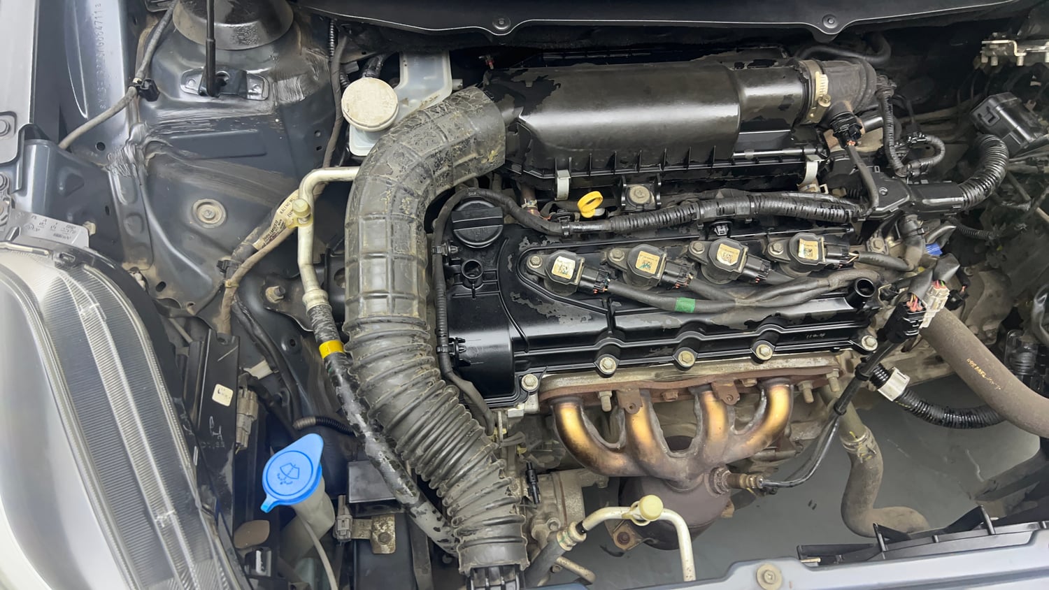 Used 2019 Maruti Suzuki Baleno Delta Petrol Manual engine ENGINE RIGHT SIDE VIEW
