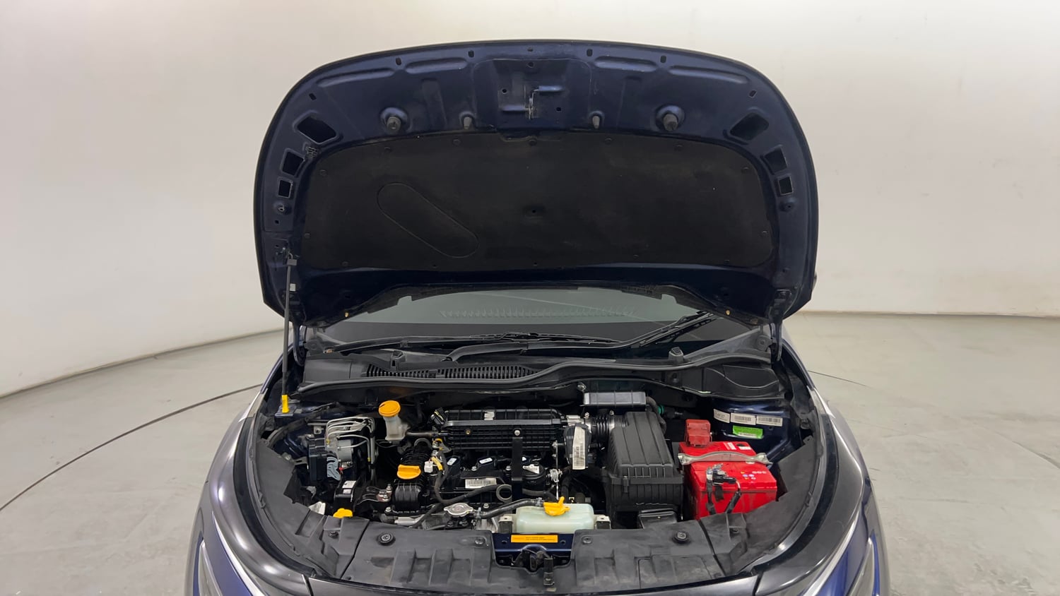 Used 2023 Tata Altroz XZA Petrol Petrol Automatic engine ENGINE & BONNET OPEN FRONT VIEW