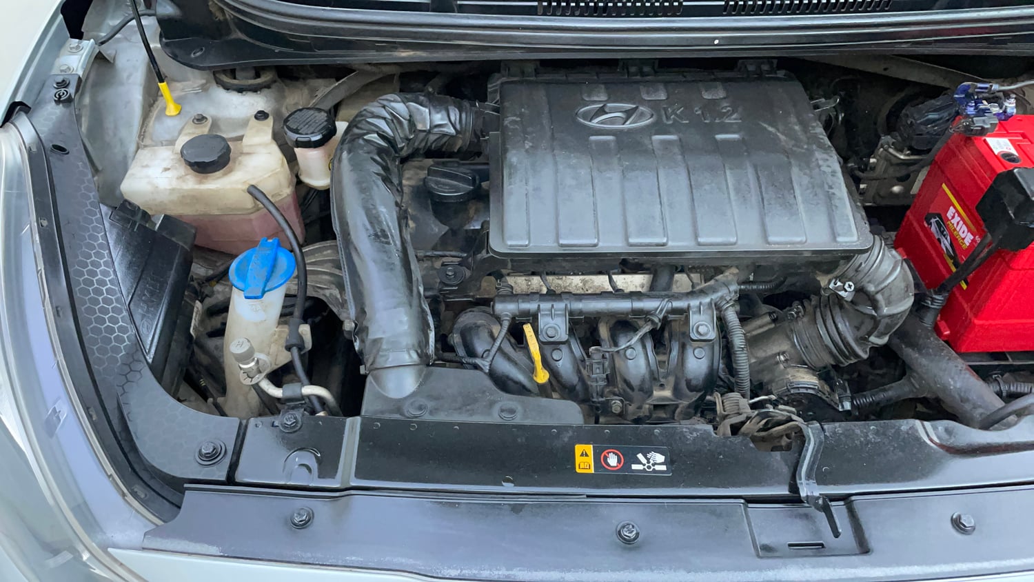 Used 2022 Hyundai Aura SX 1.2 Petrol Petrol Manual engine ENGINE RIGHT SIDE VIEW